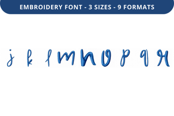 Alphonsine Font J to R: A Seasonal Embroidery Review