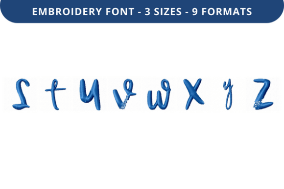 Alphonsine Font S to Z: A Seasonal Embroidery Staple