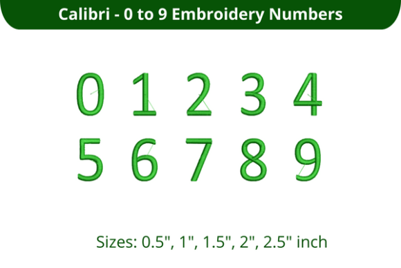 Calibri Font 0-9: Clean, Confident, Crafted for Sweatshirts