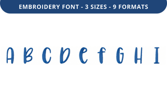 Choco Ganache Font Uppercase A to I