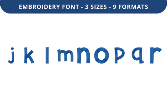 Gumbies Font J to R: A Designer’s Real-World Stitch Test