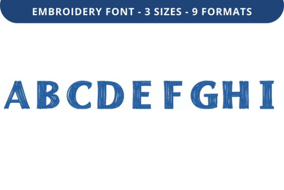 Hay Girl Hay Font Uppercase A to I