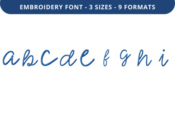 Melinoe Font a to I: A Seasonal Embroidery Font Review