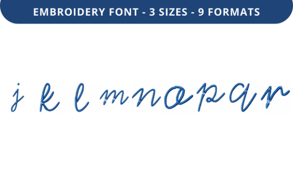 Melinoe Font J to R: A Seasonal Embroidery Designer’s Review