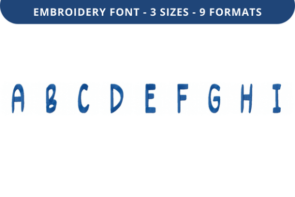 Peeling Good Font Uppercase A to I
