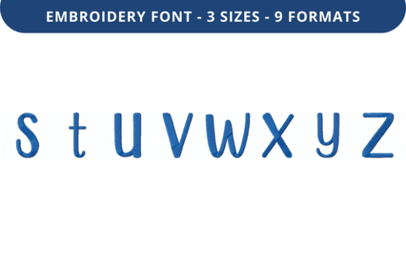 Rosmerta Font Lowercase S to Z