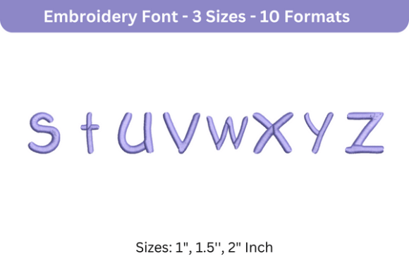 Second Grader Font S to Z Review