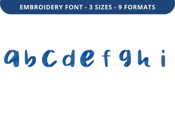 Tropic Berry Font Lowercase a to I