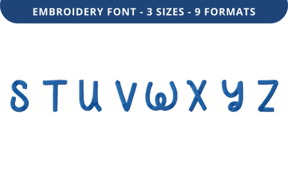 Wee Apple Trees Font S to Z